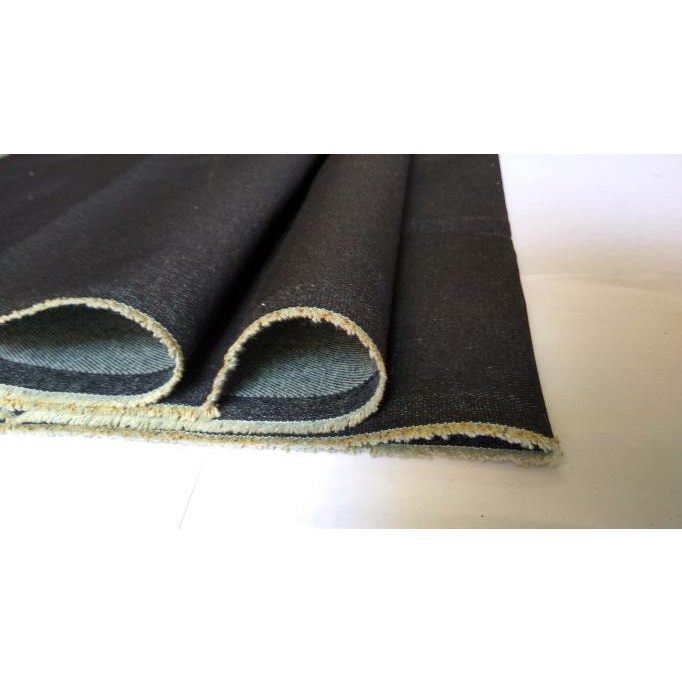 [[COD]] Kain Rigid Denim atau Jeans 14 oz Black Indigo GRATIS ONGKIR Kode 37