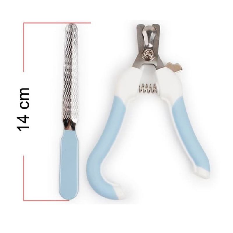 Gunting Kuku+kikir Anjing Kucing Kelinci Stainless Steel