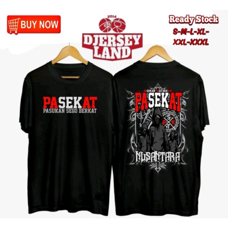 KAOS DISTRO PASEKAT NUSANTARA KEREN SABLON DEPAN BELAKANG