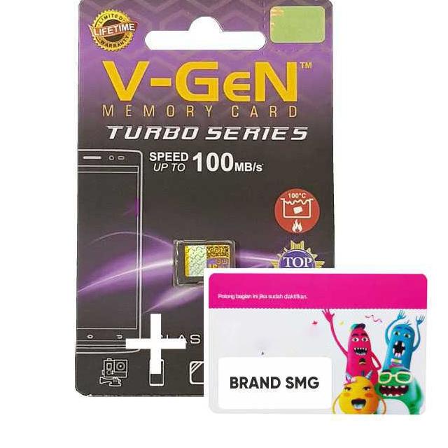 #Sale TPF0G (TRI UNLI BIG) Memory Micro SD Vgen Class10 TURBO SERIES Original 52 Stok Banyak