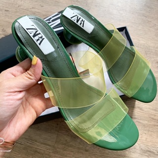  SANDAL  WANITA  ZARA ZS168 VYNIL SLIDE ORI  PREMIUM IMPORT 