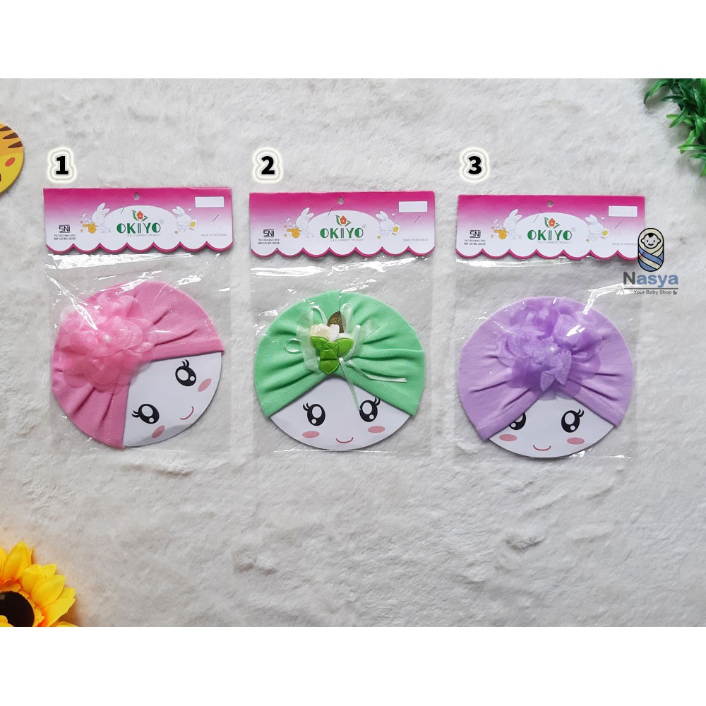 [B-076] Turban Bayi OKIYO / turban bayi polos