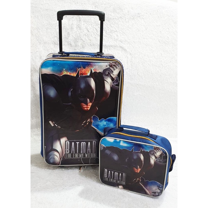 Tas Troli Anak Perempuan Tas Dorong Anak Tas Sekolah Anak Laki Laki Set Koper Tas Roda Anak Perempua