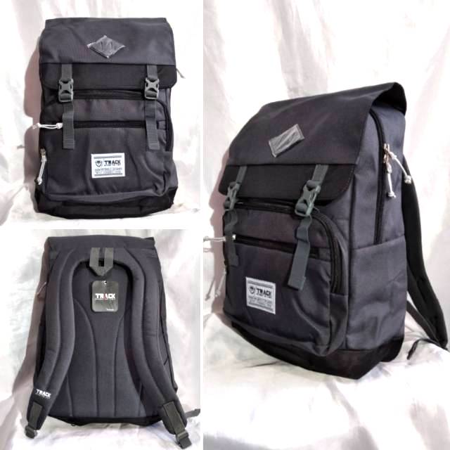 Tas ransel laptop vintage - daypack - backpack - Track by Tracker 79TR065  original free rain cover