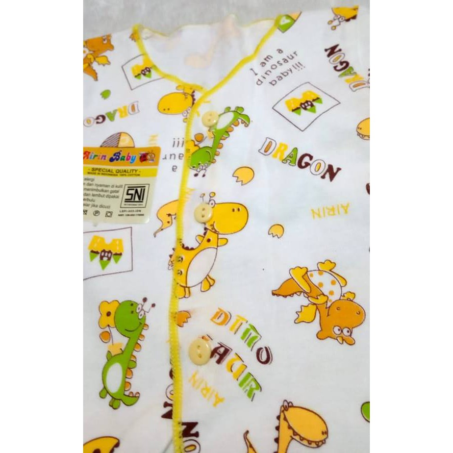 Baju Bayi Newborn Kancing Lengan Panjang - AIRIN Baby newborn 0-6 Bulan