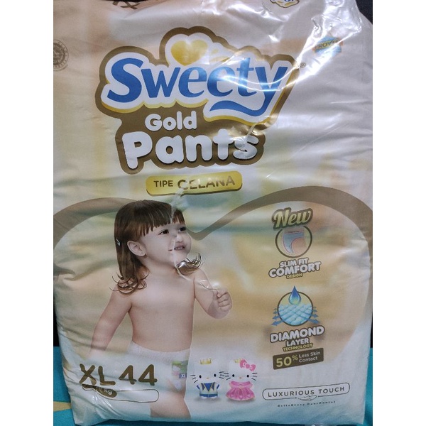 Jual Pampers Sweety XL 44 pcs Shopee Indonesia