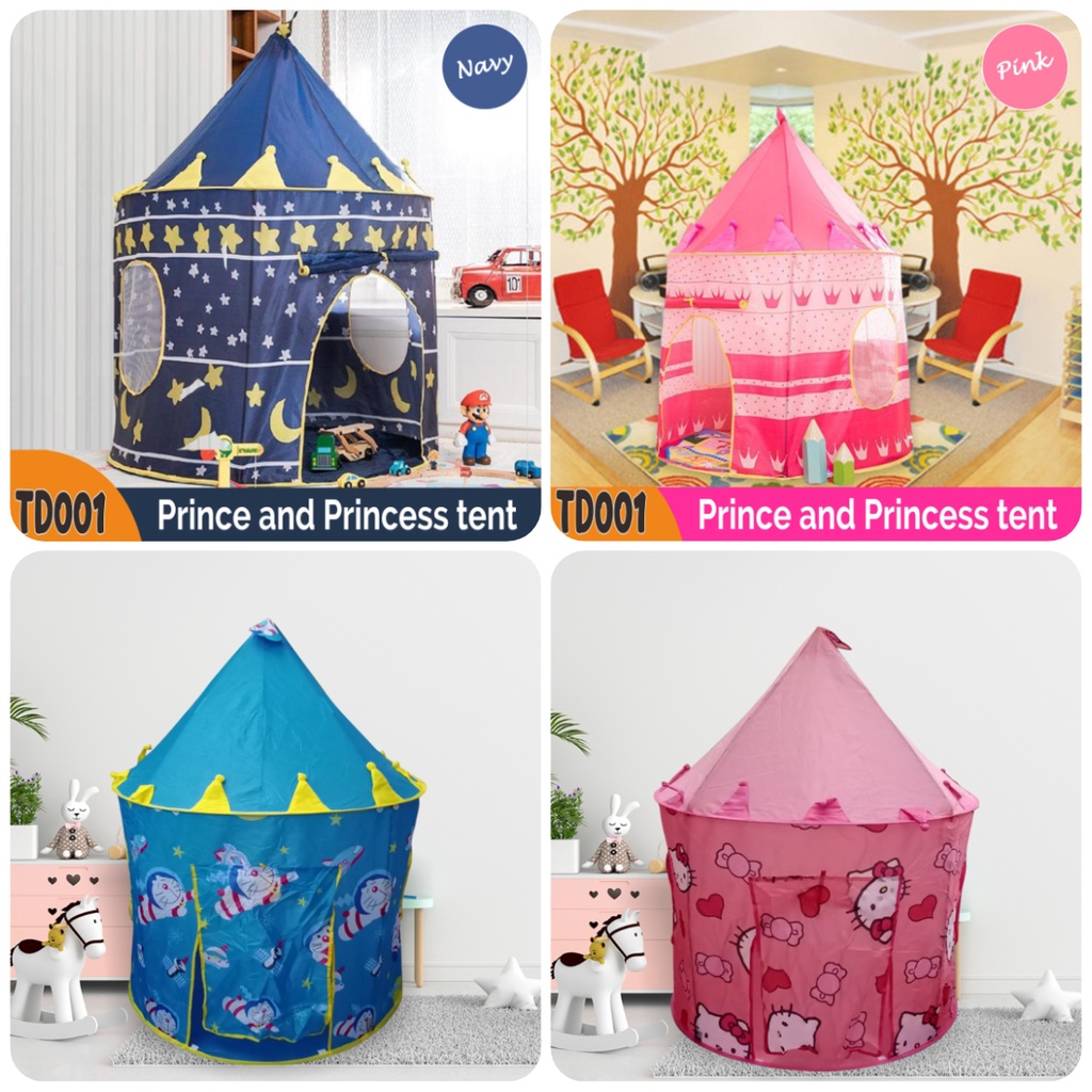 Tenda camping Tenda karakter Tenda Anak Model Castle Kado Mainan Kastil - Unikdekorasi