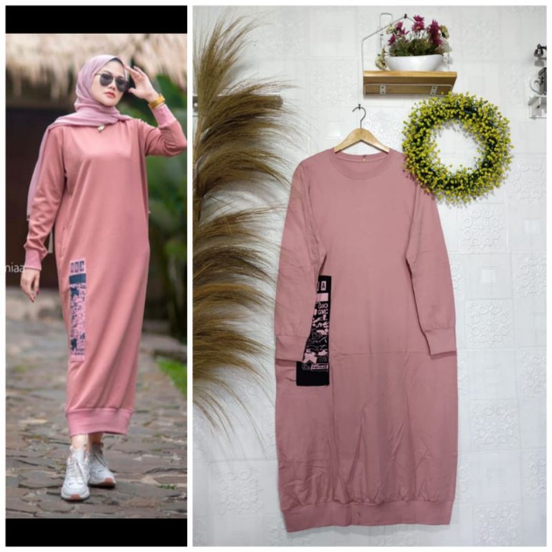 gamis jumbo Davina terbaruu model numia