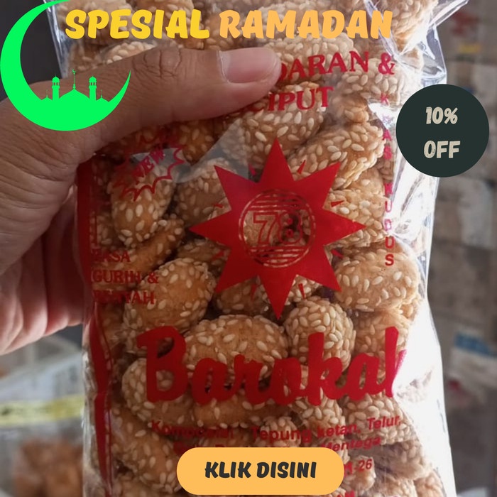 

Keciput Bulat Panjang Ciput Barokah 250g - Enak Gurih Lezat Murah