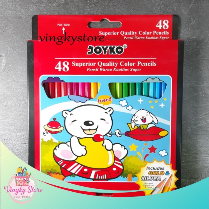 

Sale Color Pencil / Pensil Warna 48 Joyko Cp-48Pb Trendi