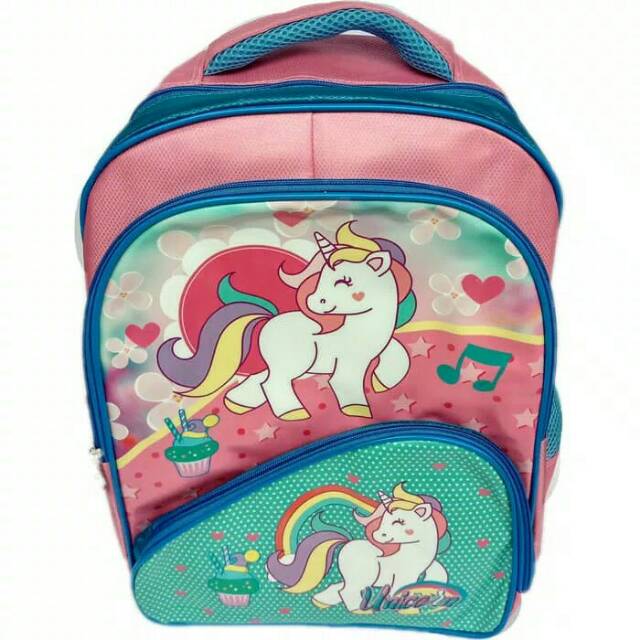 Tas Sekolah Ransel anak - Backpack UNICRN889 - SD - pink