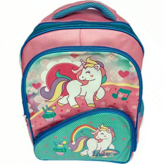 Tas Sekolah Ransel anak - Backpack UNICRN889 - SD - pink