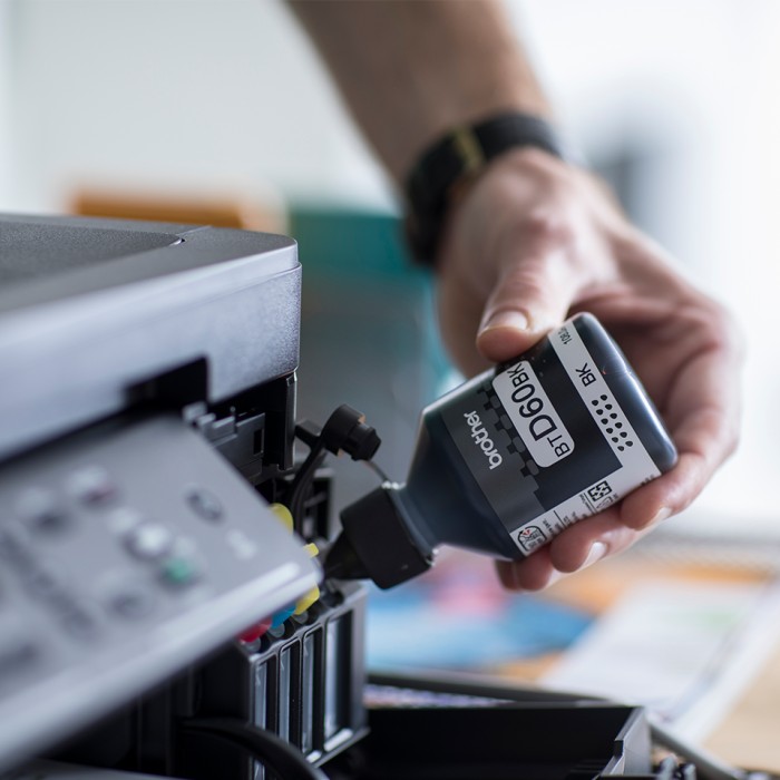 

s40dhts Brother Ink Bottle Bt-D60Bk - Tinta Printer Hitam Btd60Bk E57Dtgfe