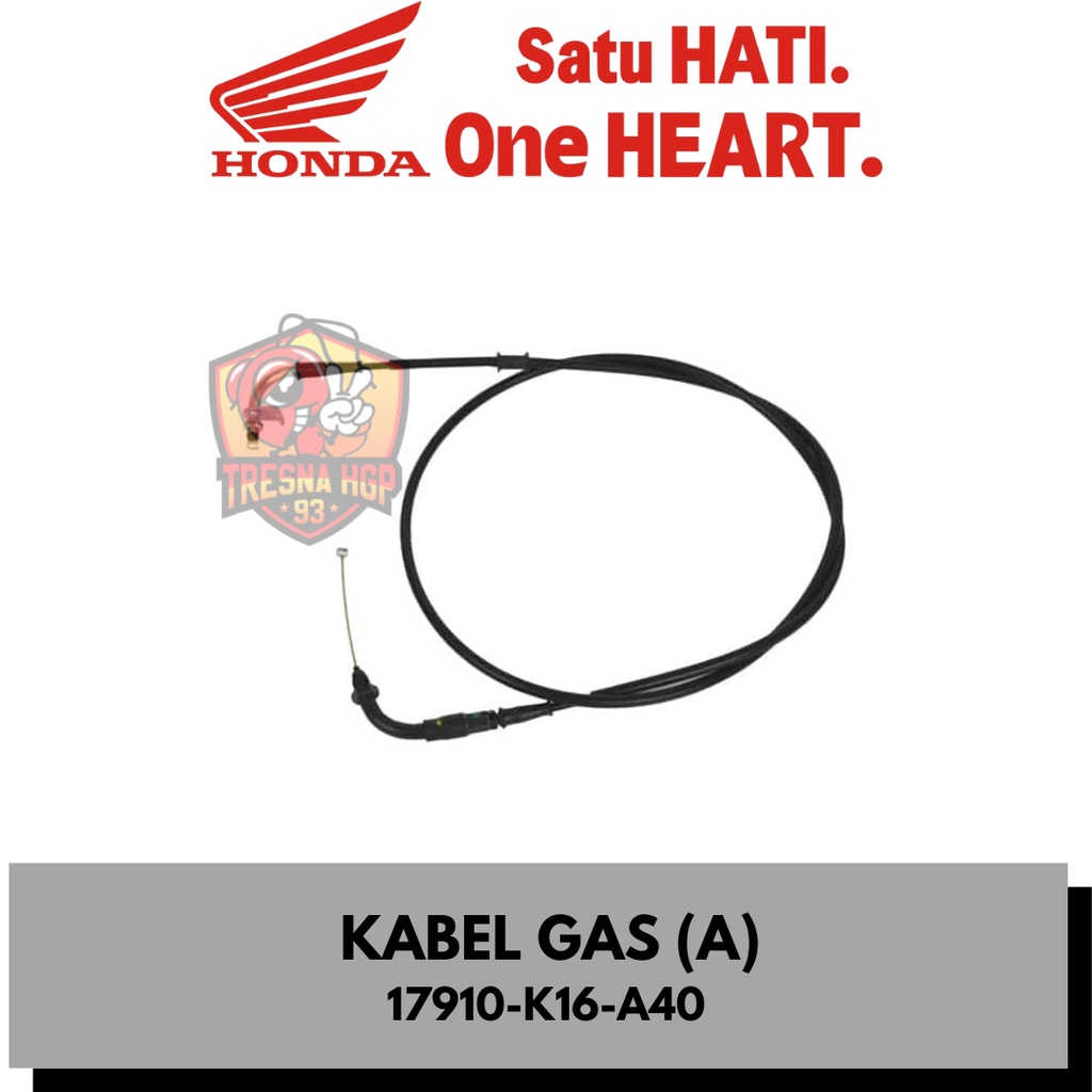 17910-K16-A40 KABEL GAS (A) SCOOPY ESP K16 ORIGINAL | CABLE COMP A THROTTLE 17910K16A40
