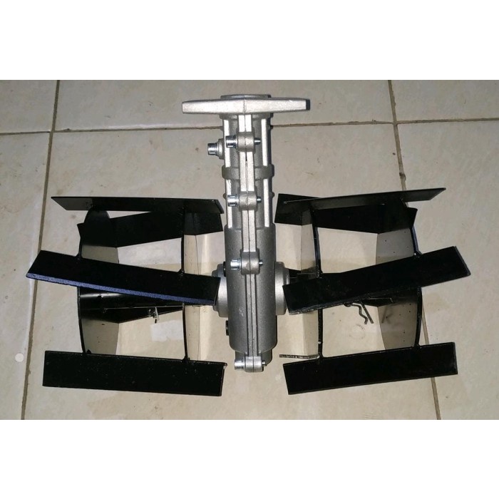 Kepala-Head-Gear-Box-Mesin-Potong-Rumput-Mini-Tiller-Pembajak-Traktor
