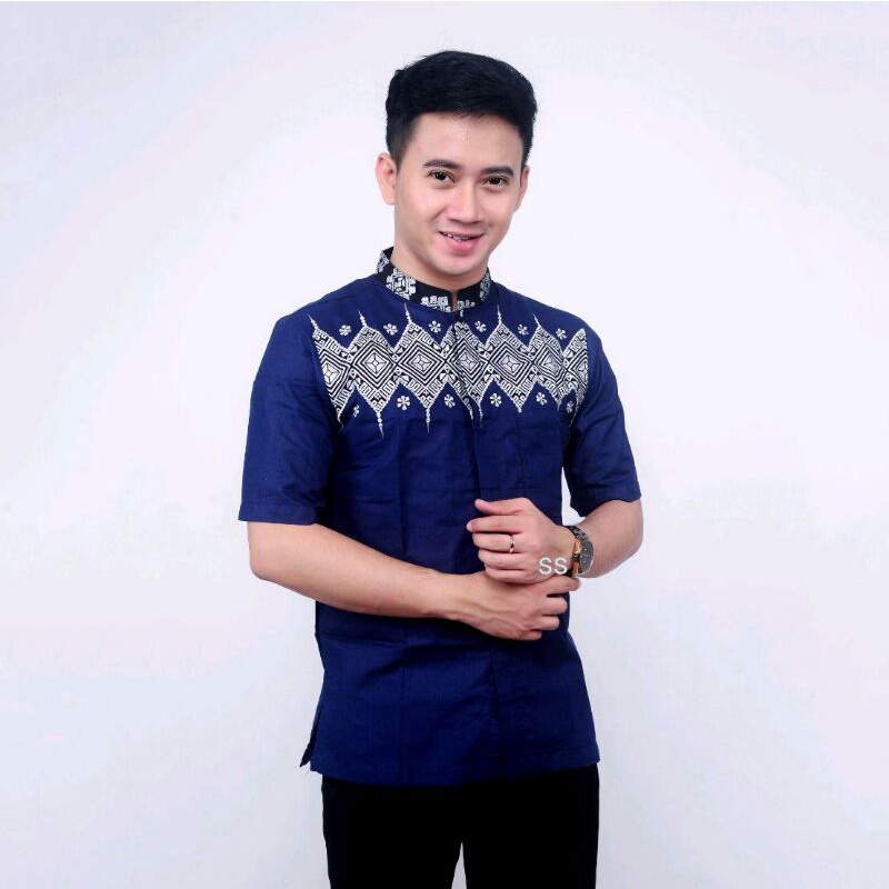 wearpack lengan pendek baju pria seragam kerja hotel dan restoran