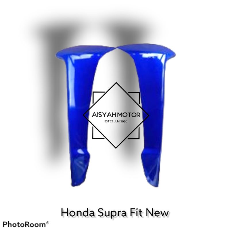 Bodi Halus Honda Supra Fit New Cakram Warna Biru Hitam