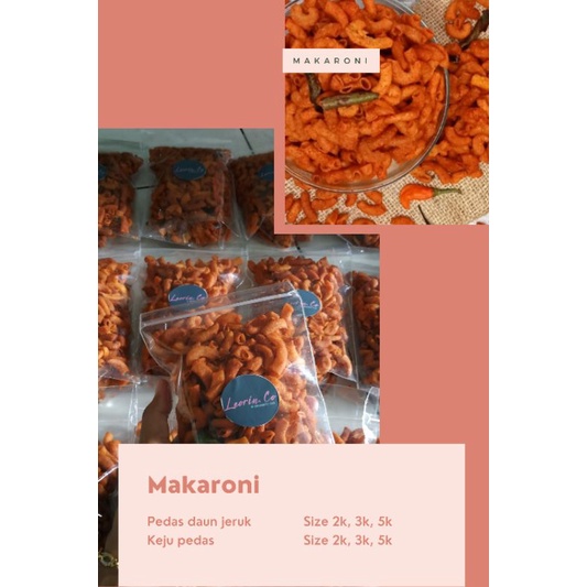 

[TERMURAH] Makaroni pedas daun jeruk, makaroni keju pedas, makaroni spiral pedas