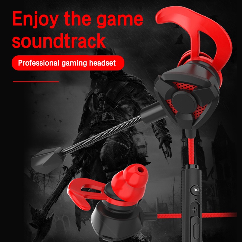 Original Stereo Earphone Games In-ear Microphone Position  Game Anchor Heavy Bass Gaming Earplugs