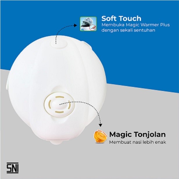 Miyako Rice Cooker Magic Com 2,2L 3in1 MCM 838 2.2 Liter Jumbo MCM-838