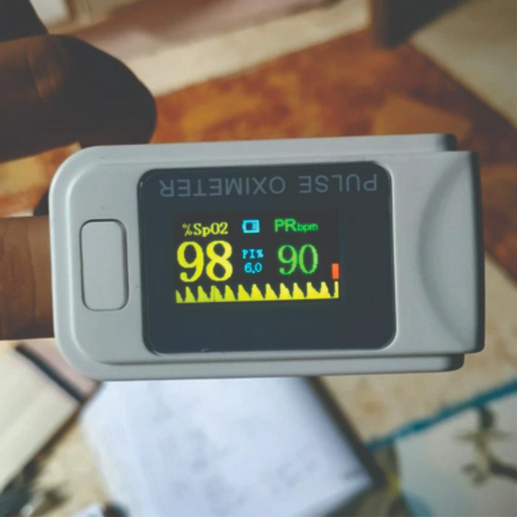 Fingertip pulse oxymeter oximeter LK89 SpO2 pengukur kadar oksigen LK 89