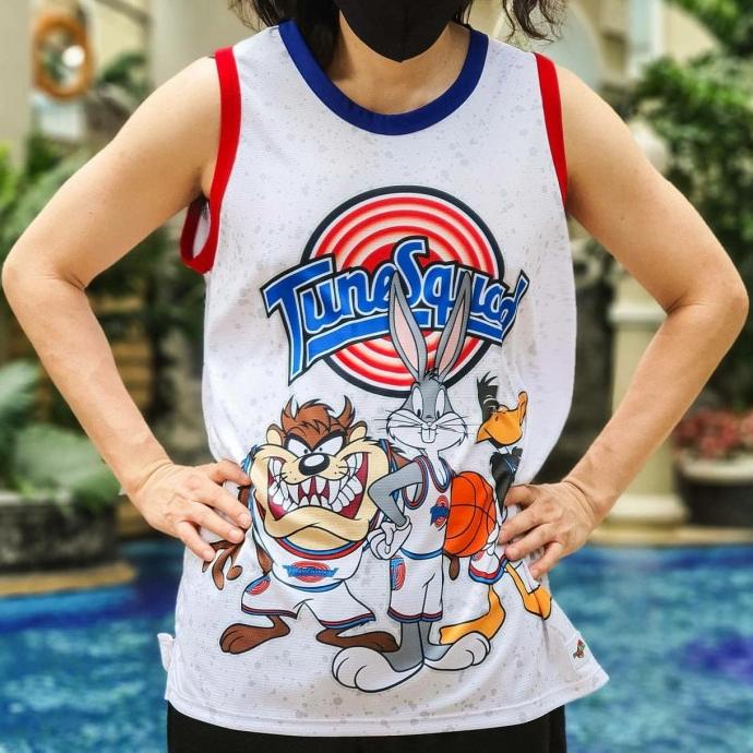 Jersey Basket Tunesquad Looneytunes Spacejam Nba Ibl Dbl Bugsbunny Ori Terlaris