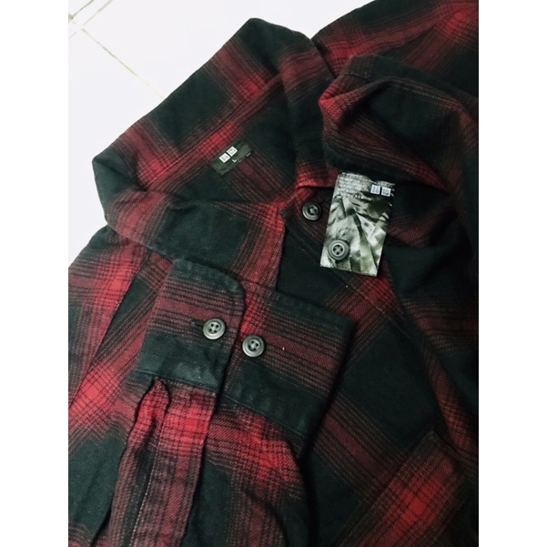 Kemeja Flanel Uniqlo Second Branded Original Pilihan Terbaik