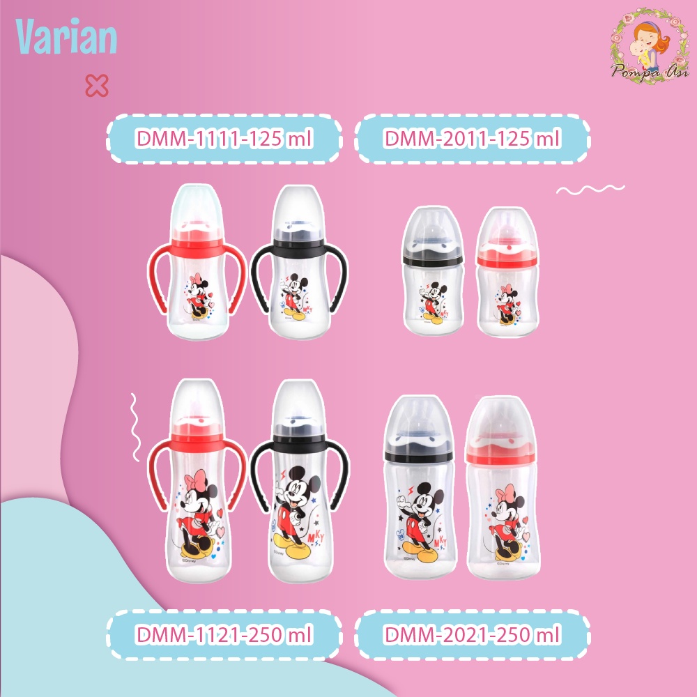 Lusty Bunny Seri Disney Milk Bottle Botol Susu Bayi Dan Anak 125 - 360 ml By Mallpompaasi