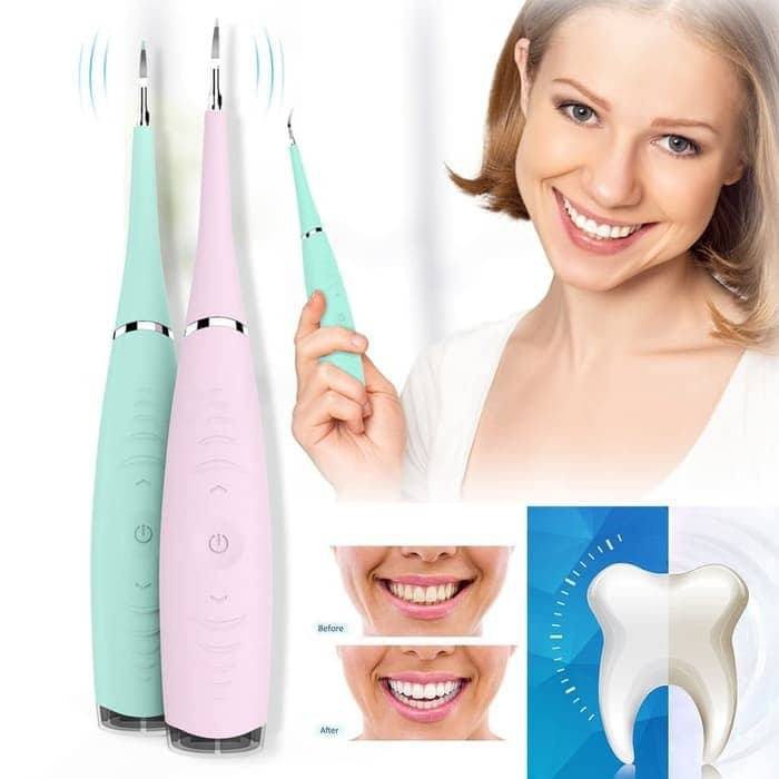 Dental Scaler portable / alat pembersih karang gigi dan lem behel / scaller portable mini