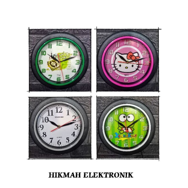 jam dinding Murah bulat 257/jam dinding 28cm/jam dinding promosi/jam dinding logo/jam dinding murah