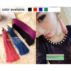 Anting anting Tassel / Anting Hooks Aneka Warna  A-T