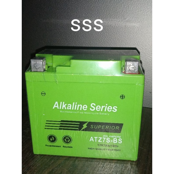 Aki Motor ALKALINE 7 Ampere CBR CB 150 SATRIA fu , Honda Vario 125 , Vario 150 ALKALINE