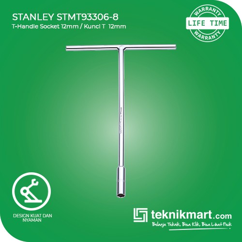 Stanley T-Handle Socket / Kunci T 12mm STMT93306-8