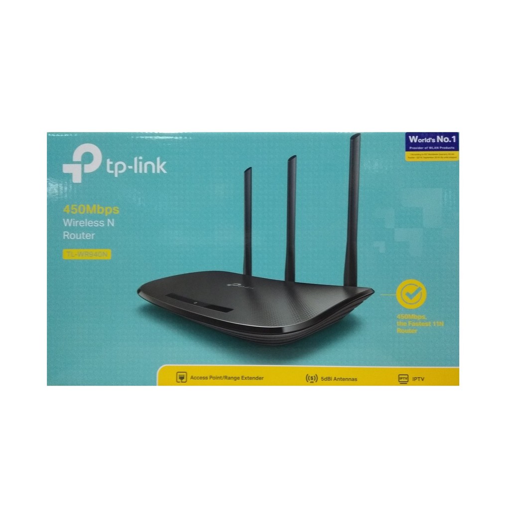 TP-LINK Wireless N Router TL-WR940N 450Mbps TP LINK