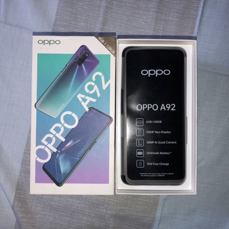 DIJUAL HP OPPO A92 6/128GB SECOND NO MINUS