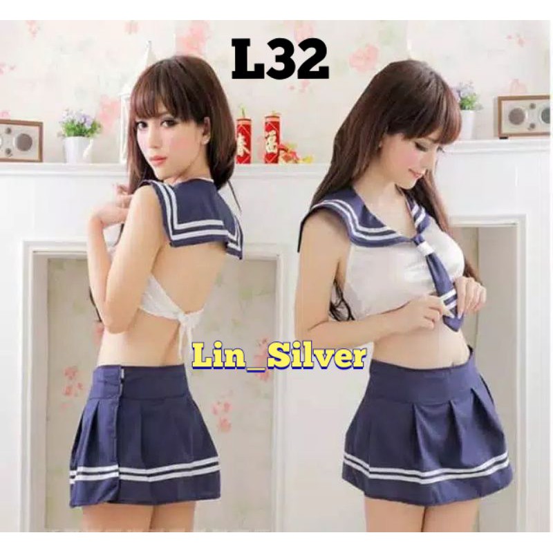 Lingerie Baju Kostum Cosplay Pelajar / Siswi / Murid / Student Jepang Korea Impor