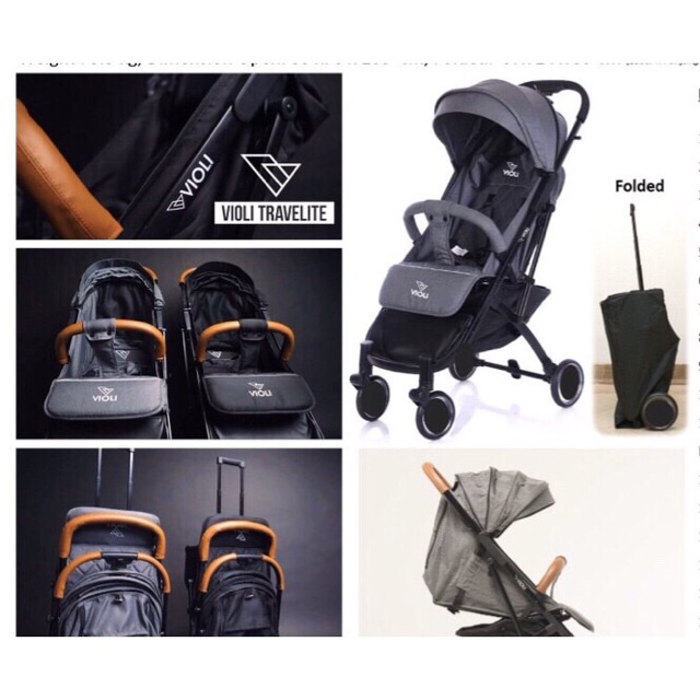 Violi Travellite Stroller &amp; Travellite Emboss Stroller