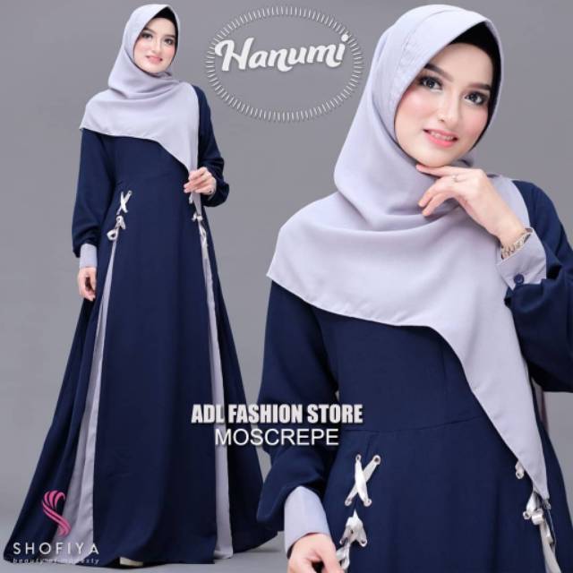 Baju Gamis Hanumi Maxy M L XL-3