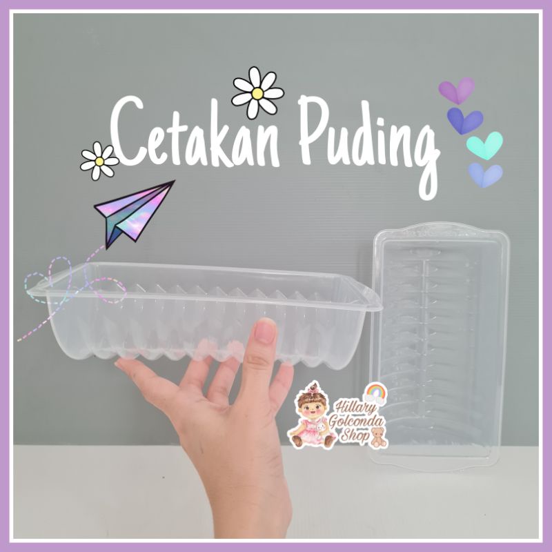 Cetakan puding/cetakan jelly/cetakan puding bulat 13cm,20cm,22cm,24cm / Segi Panjang