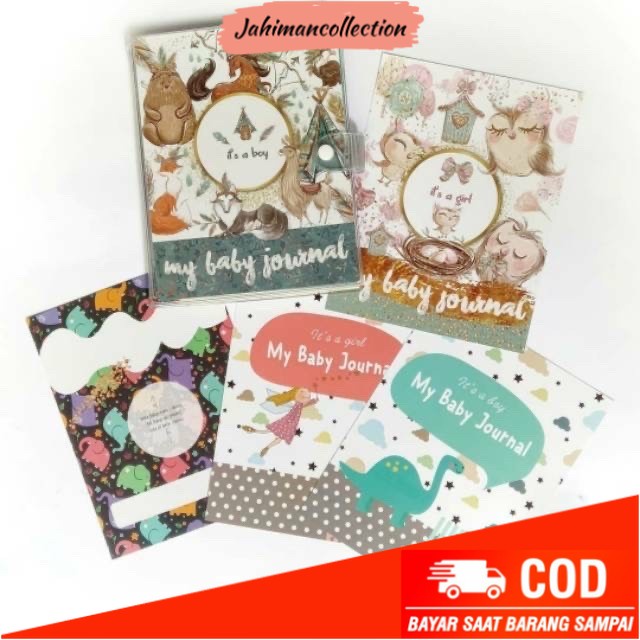 

✨ BISA COD ✨ My Baby Journal jurnal diary diari - Buku Jurnal Bayi (GRATIS 5 cover)