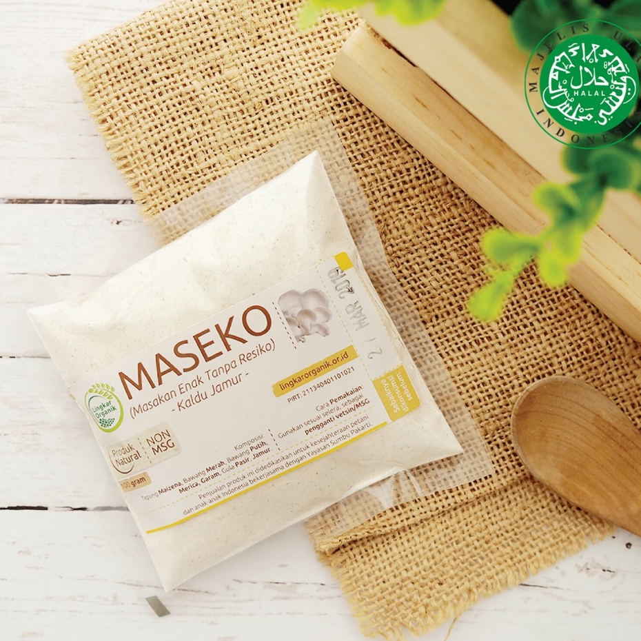 Maseko Kaldu Jamur Non MSG Kemasan 100gr