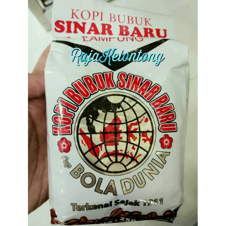 

Kopi Lampung Bubuk Sinar Baru Bola Dunia Kemasan Baru