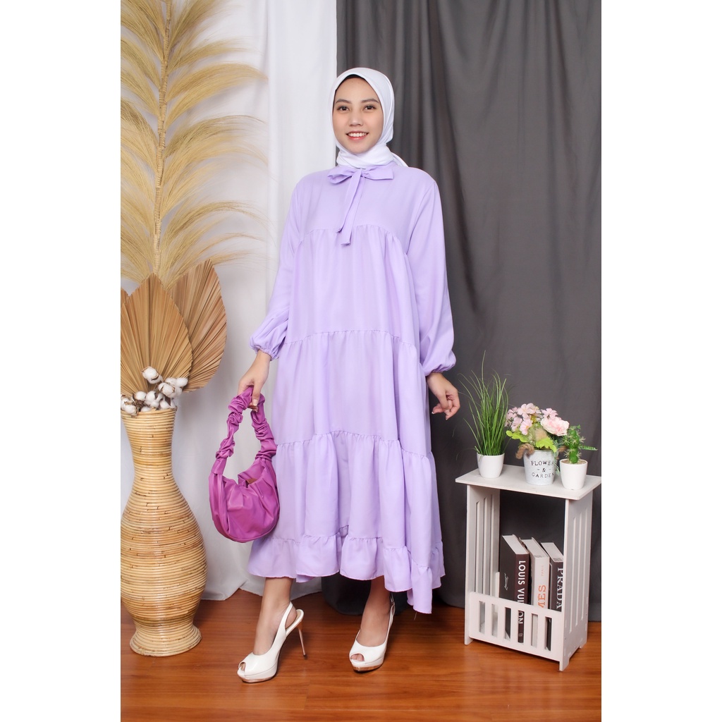 RX Fashion - JUMBO / SOJIN MIDI DRESS / BABYDOLL / RACHEL MIDI DRESS / LONG TUNIK WANITA TERBARU / GAMIS POLOS MURAH KEKINIAN - BN