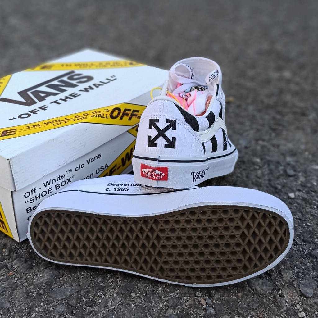 Vans x off hot sale white harga