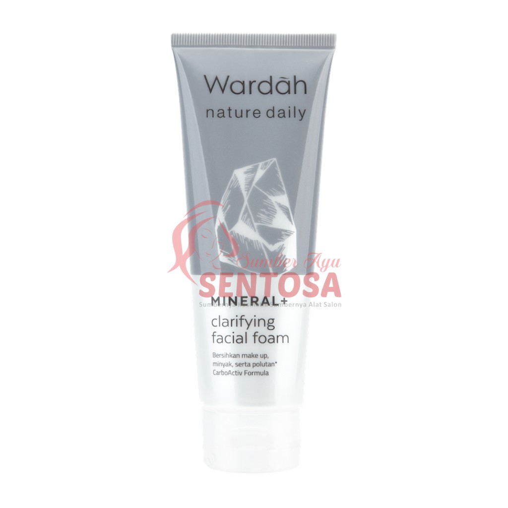 WARDAH NATURE DAILY MINERAL + CLARIFYING FACIAL FOAM 60ML