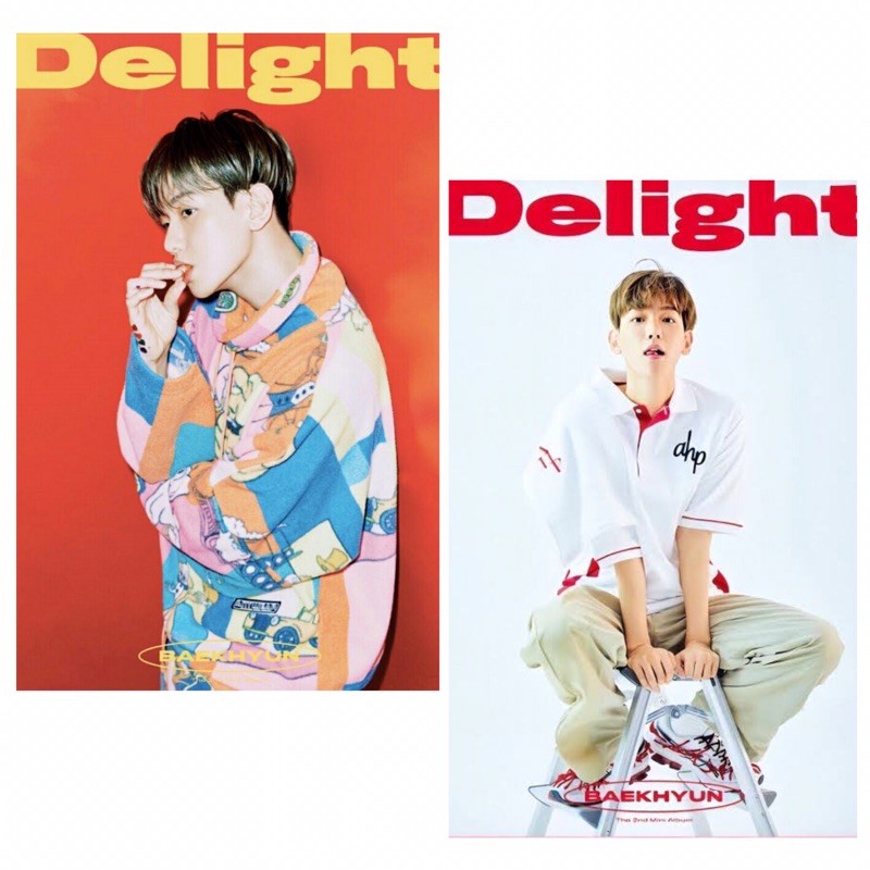 ROLLED POSTER BAEKHYUN DELIGHT CHEMISTRY KIHNO