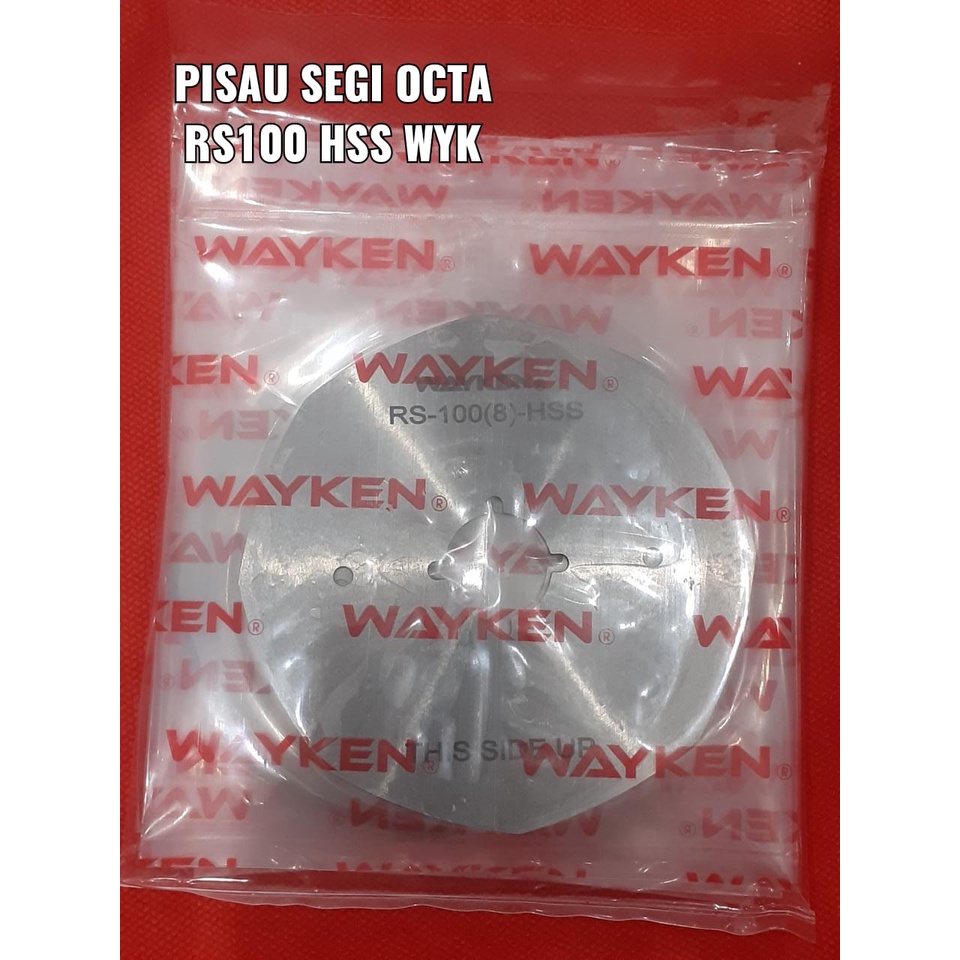 Mata Pisau Mesin Potong Kain OCTA RS-100/RS100 HSS Wayken Segi