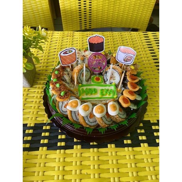Sushi Cake Simple+Nama