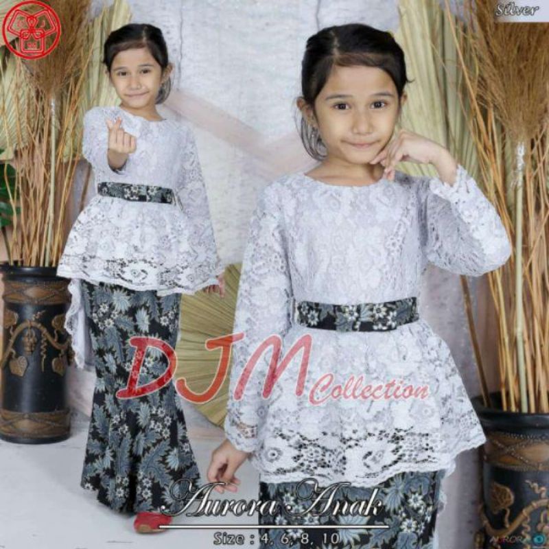 SETELAN KEBAYA AURORA ANAK/KEBAYA ANAK MODERN/KEBAYA ANAK TERLARIS