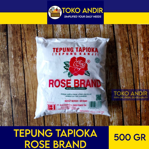 

Tepung Tapioka Rose Brand 500gr